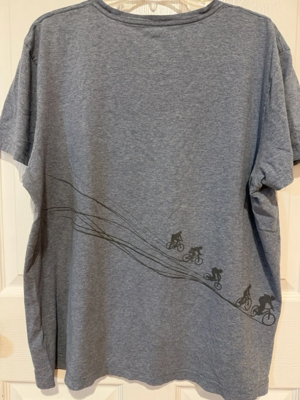 The North Face Men's Heather Grey  Short Sleeve Crew Tee -Size Large - like new